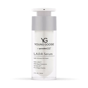 Young Goose L.A.D.R. Serum light activated DNA repair serum bottle
