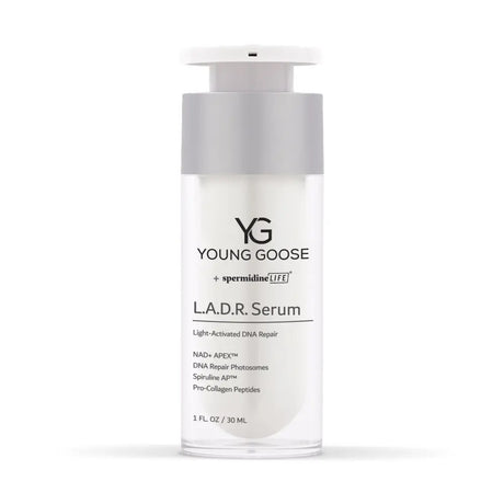 Young Goose L.A.D.R. Serum light activated DNA repair serum bottle