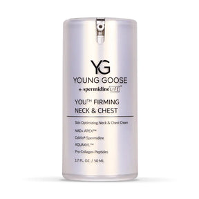 Young Goose Youth Firming Neck and Chest treatment for less wrinkles and smoother skin bottle